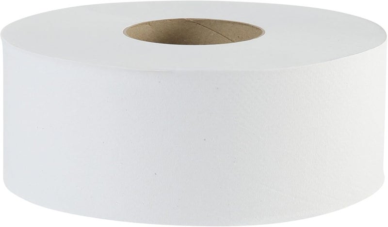 Boardwalk B6111 312 in x 2000 ft JRT Jr 1Ply Bath Tissue  Jumbo White 12Carton - Image 2