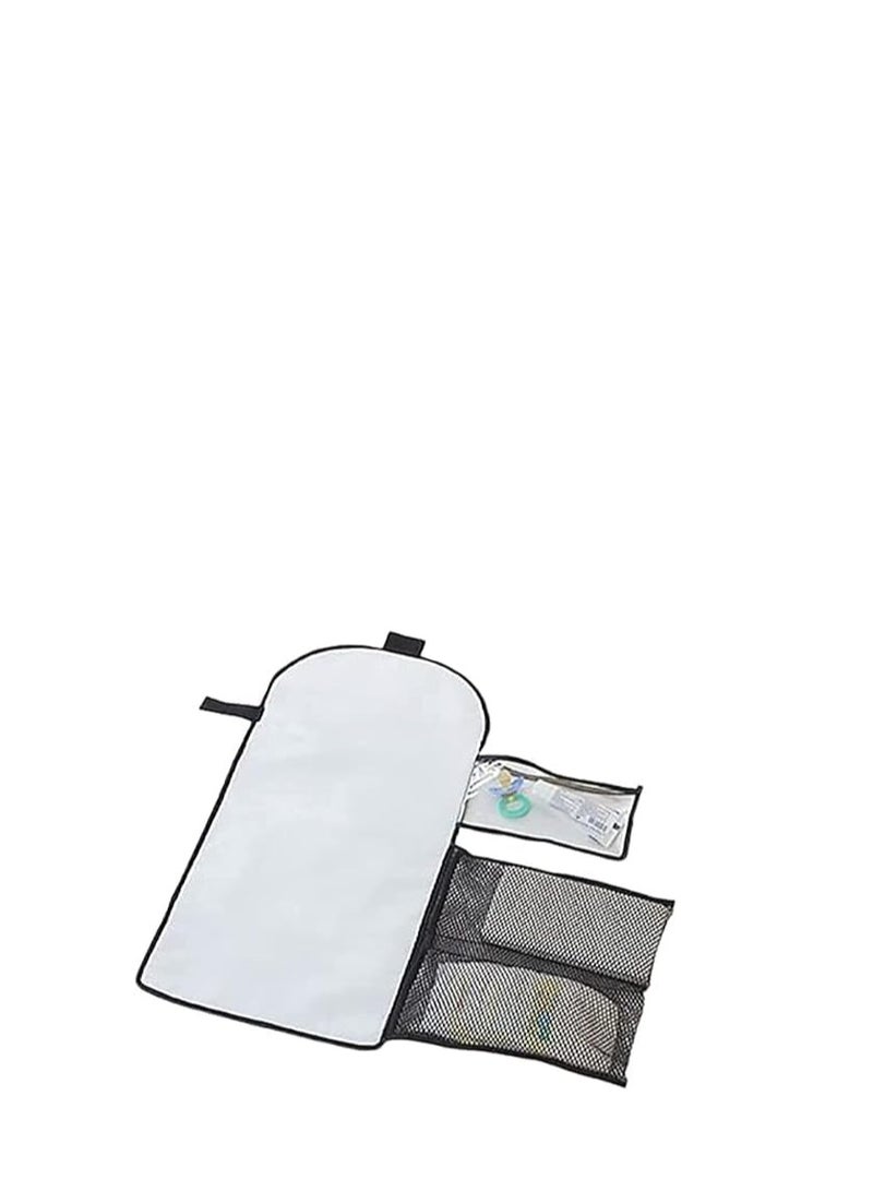 Portable Baby Changing Mat with 2 Pockets