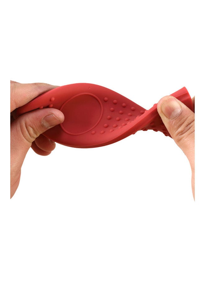 NIBEMINENT 3-Piece Pot Holder Sleeve With Ear Clips Red  - Image 4