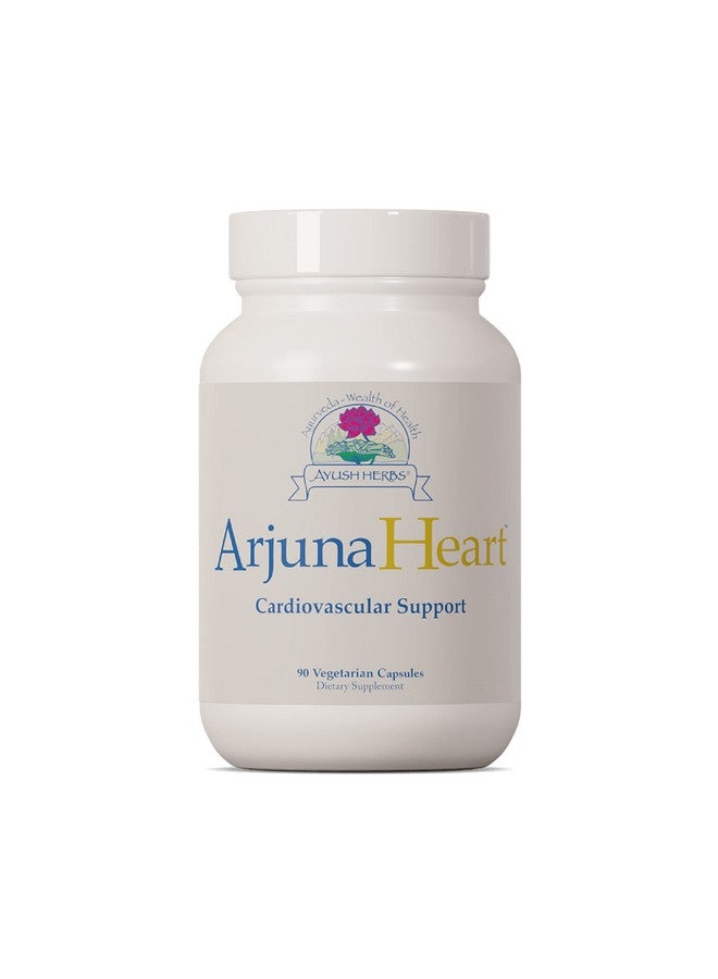 Ayush Herbs Arjuna Heart Herbal Supplement For Heart Support Heartprotection Capsules For Men And Women 90 Vegetarian Capsules - Image 1