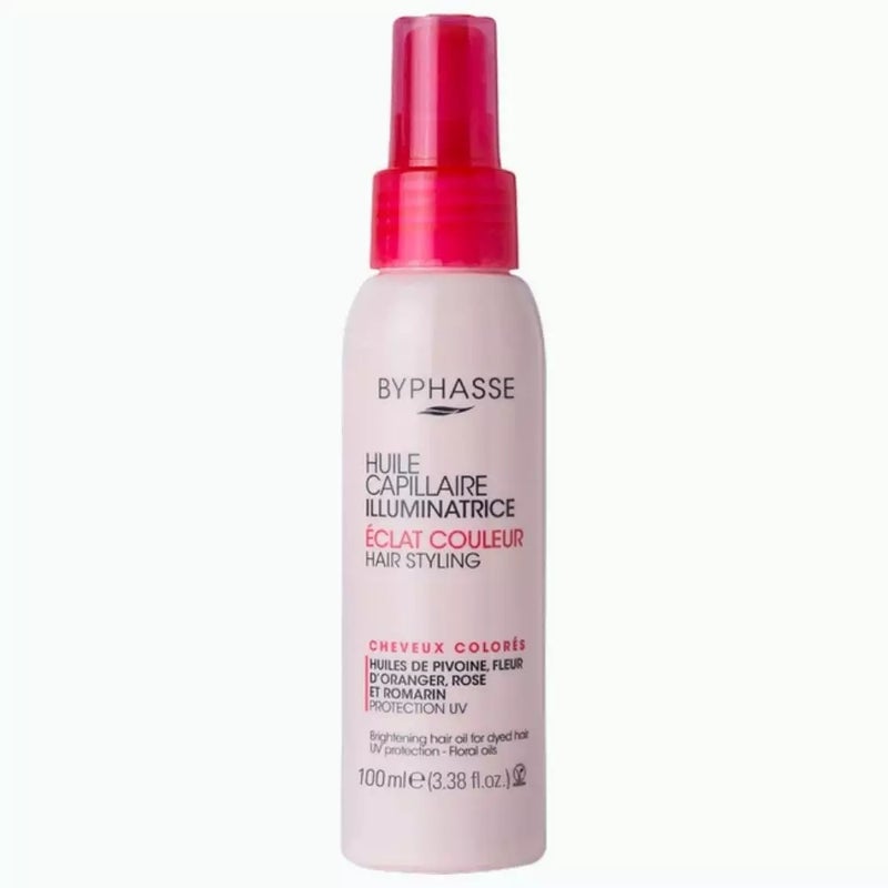 Byphasse Huile Capillaire Illuminatrice rightening Hair Oil For Dyed Hair- 100ml