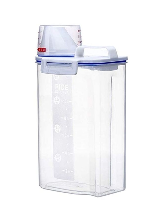 NIBEMINENT Pet Food Storage Box Clear - Image 1