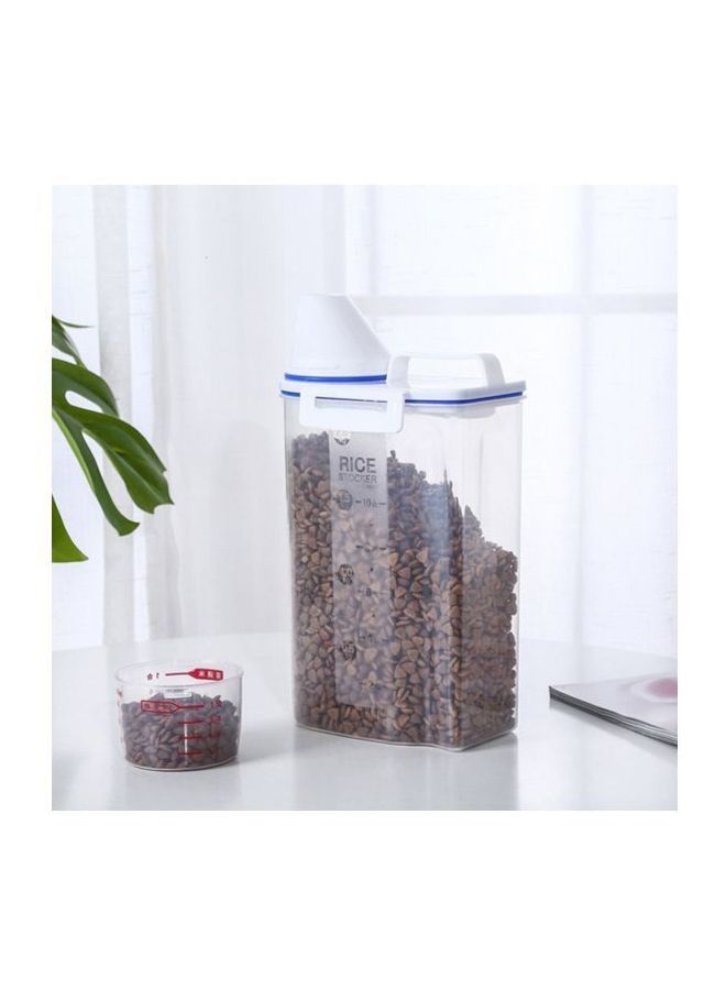 NIBEMINENT Pet Food Storage Box Clear - Image 2