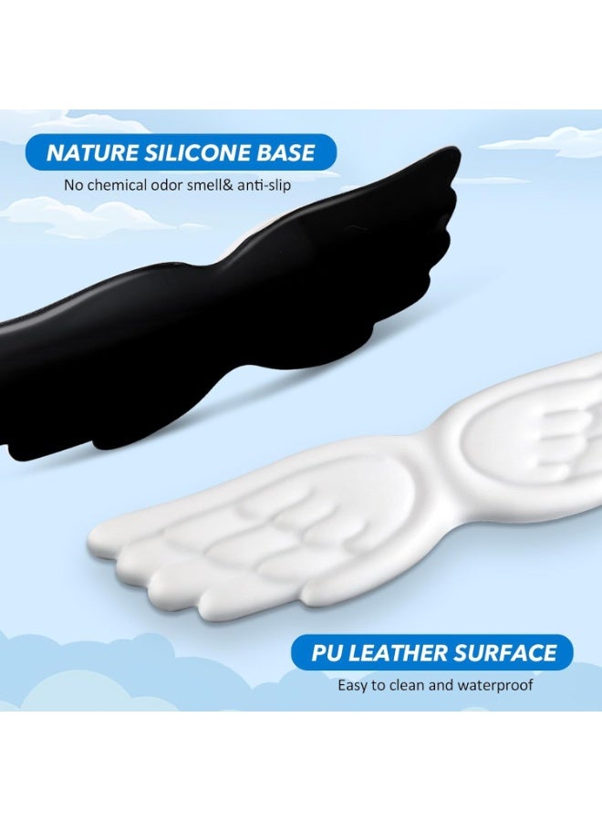 NANAO Angel Wing Keyboard Wrist Rest, 3 in 1 Memory Foam Mouse Wrist Cushion Support, Mouse Pad Wrist Support for Computer, Laptop, Soft Wrist Rest for Keyboard, Easy Typing & Pain Relief, White - Image 5