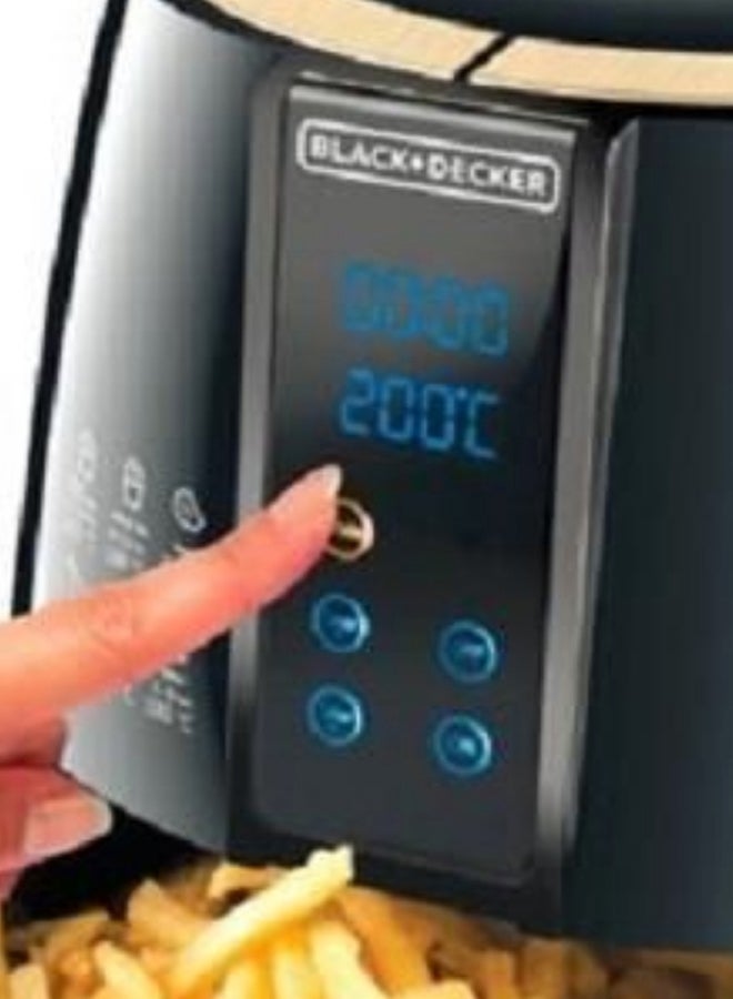 BLACK+DECKER & Decker 4 Liter Digital Air Fryer AerOfry, 4 L 1500 W Af400-B5 Black - Image 3