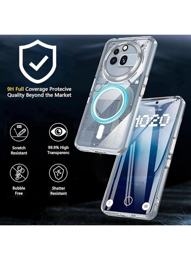 اس-توب جراب لهاتف Nothing Phone 3a Pro، جراب مغناطيسي شفاف مقاوم للصدمات - Image 2