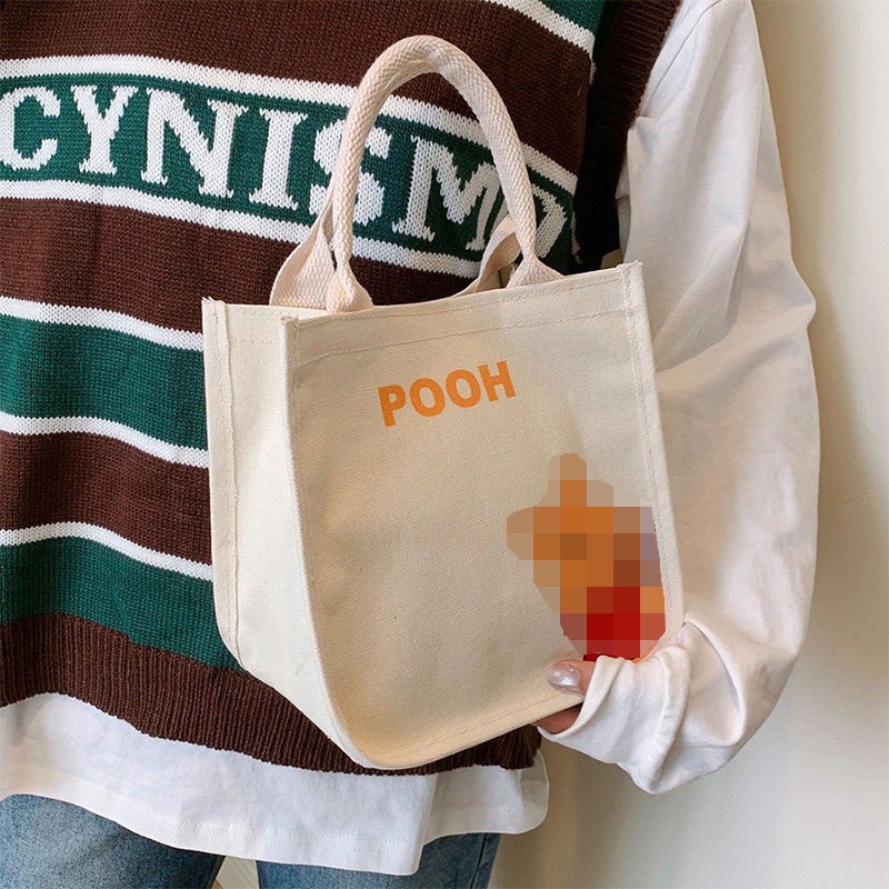 New Style Cute Cartoon Large-Capacity Travel Trendy Lightweight Small Square Bag Fashionable Casual Handbag - Image 4