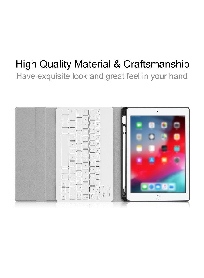 NIBEMINENT Keyboard Case Cover For Apple iPad Air 1/iPad 2/iPad Pro 9.7-Inch Black - Image 3