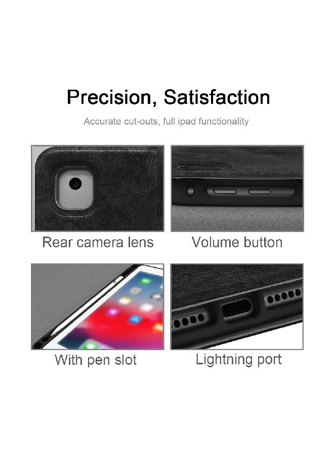 NIBEMINENT Keyboard Case Cover For Apple iPad Air 1/iPad 2/iPad Pro 9.7-Inch Black - Image 5