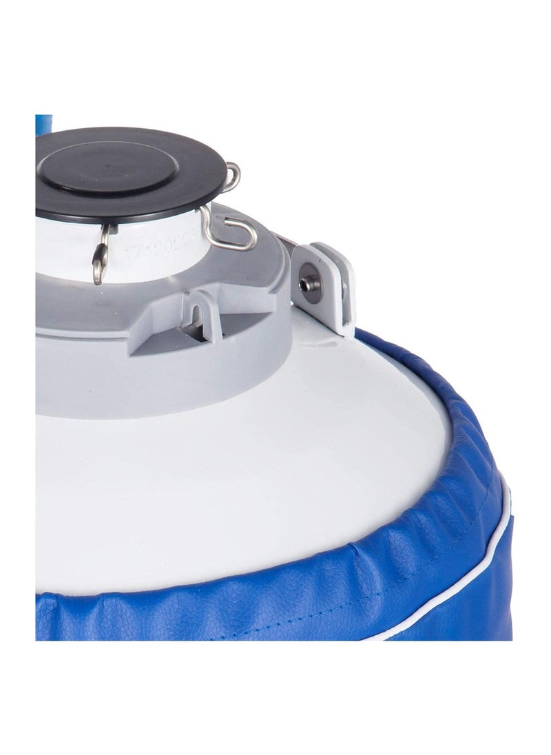 BIONEX - 10L Liquid Nitrogen Tank Aluminum with 6 Canisters and Carry Bag - Image 1