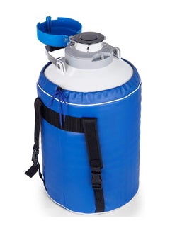 10L Liquid Nitrogen Tank Aluminum with 6 Canisters and Carry Bag