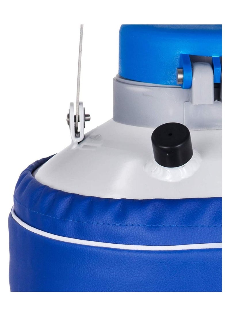 BIONEX - 10L Liquid Nitrogen Tank Aluminum with 6 Canisters and Carry Bag - Image 1