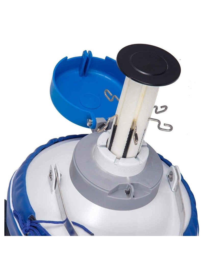BIONEX - 10L Liquid Nitrogen Tank Aluminum with 6 Canisters and Carry Bag - Image 1