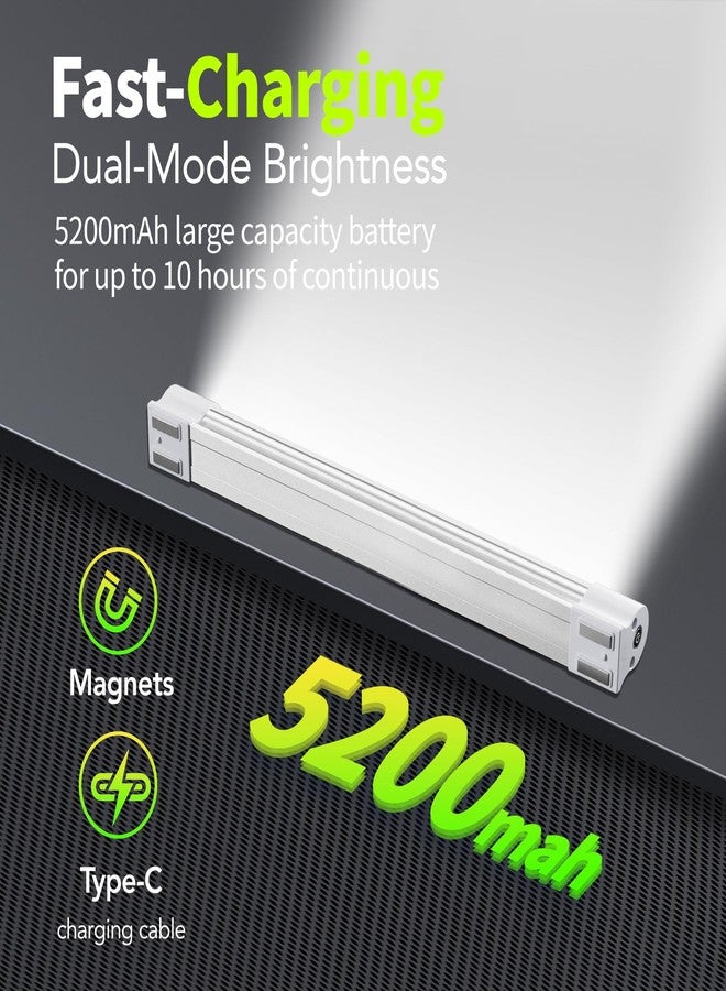Letour Rechargeable Light Led Tube Magnetic 4000Lumens 5 Levels Dimming Camping Lantern Usb Portable Lights With 2 Magnets Endurance For 60 Hours - Image 2