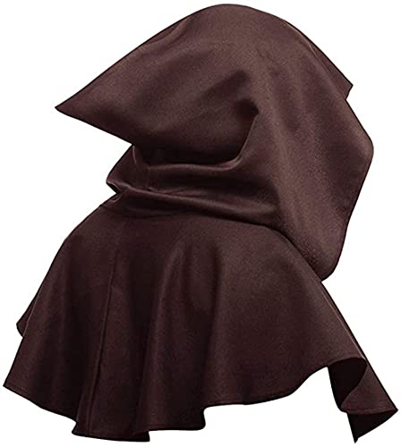 HAXICO Halloween Grim Cowl Cloak Medieval Wicca Pagan Hood Hat Cosplay Costumes Hooded Poncho For Men Women - Image 3