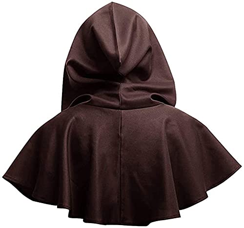 HAXICO Halloween Grim Cowl Cloak Medieval Wicca Pagan Hood Hat Cosplay Costumes Hooded Poncho For Men Women - Image 4