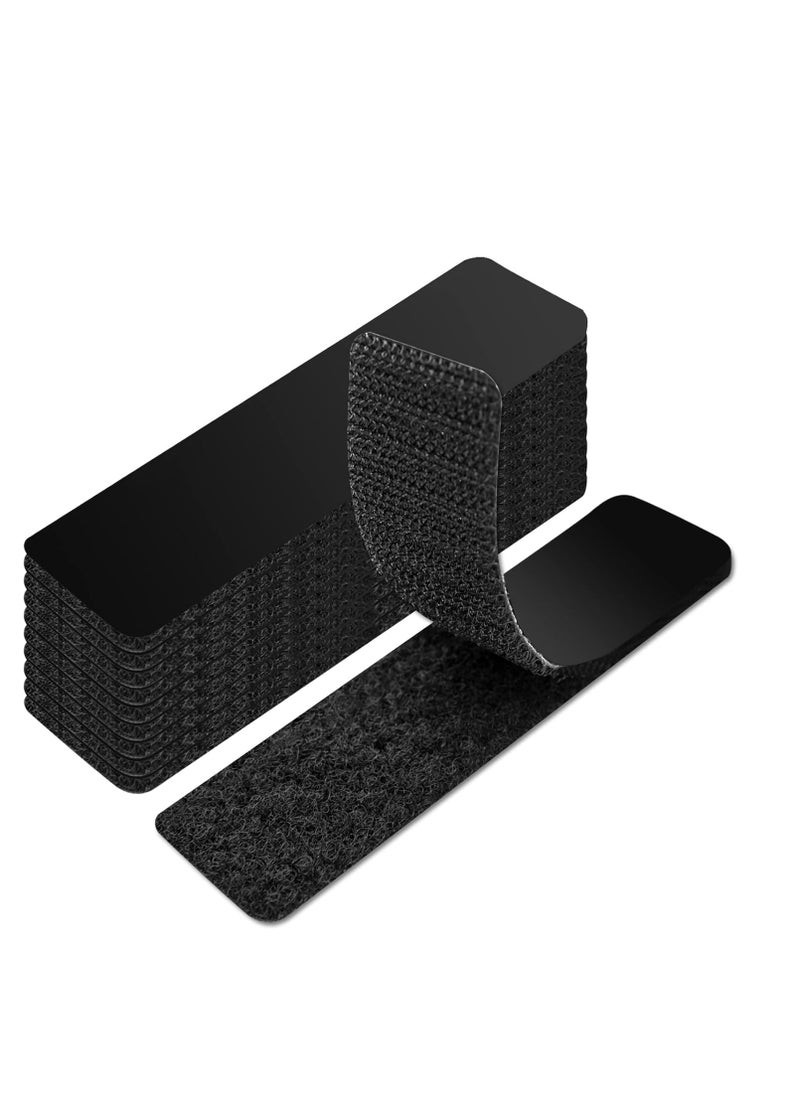 Art3d Art3d 16 Sets Hook and Loop Tape Sticky Back,1 in.x 4 in. Double-Sided Adhesive Strip,Heavy Duty  - Image 1