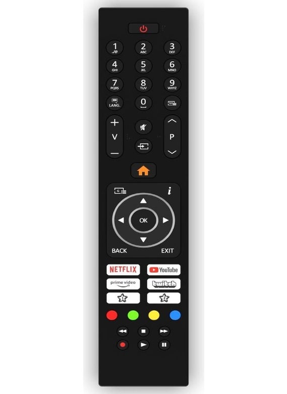 Regal 65R754UA9 Android TV Remote Control-Without Microphone
