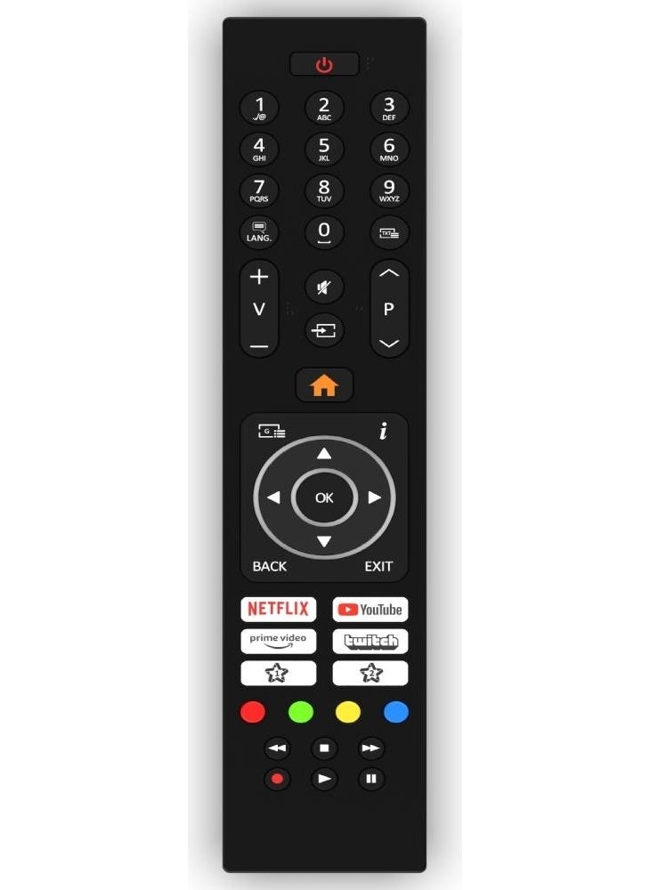Tayfun - Regal 65R754UA9 Android TV Remote Control-Without Microphone - Image 1