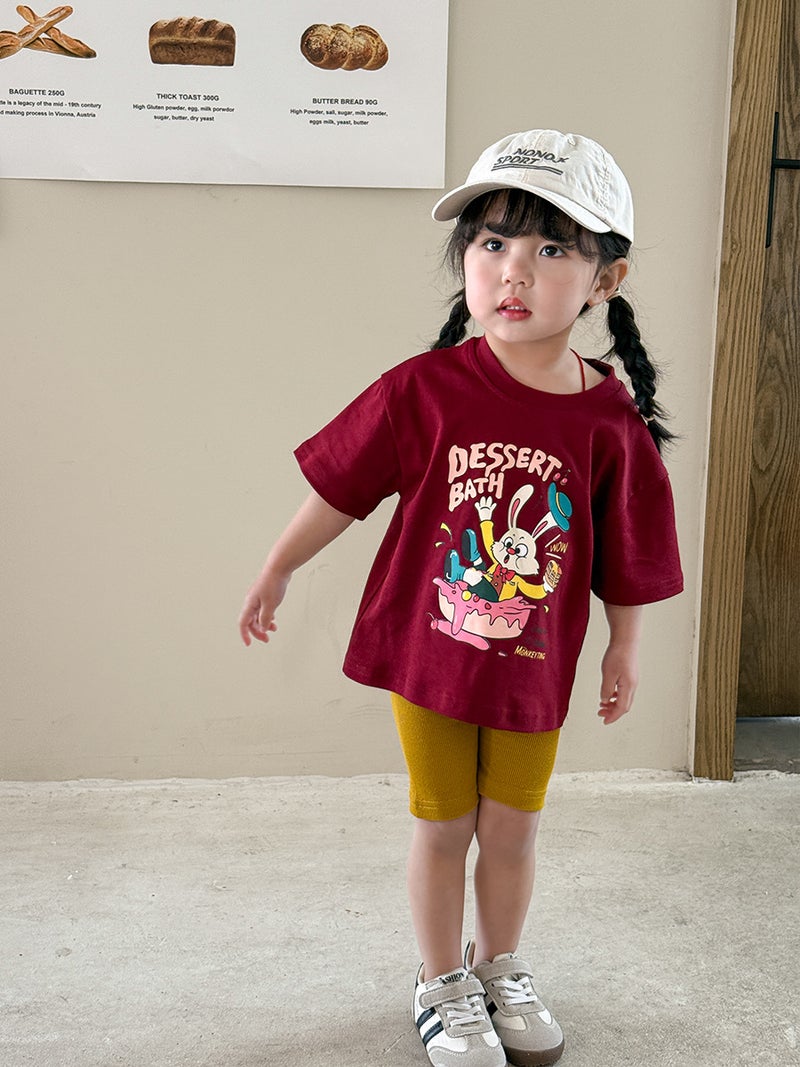 Verwood Children'S Wear Girls' Pants Summer Children Korean Shark Pants Yoga Pants Baby Sports Shorts - Image 3