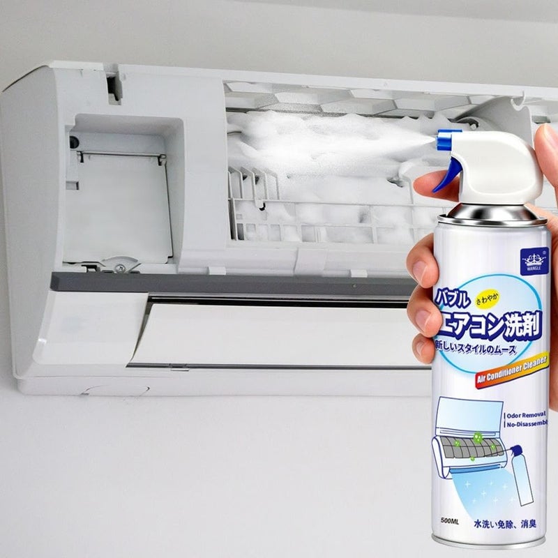 Air Conditioner Cleaning Spray Foam 500ml Deep Clean Dust Removal Odors for Home and Car Air Conditioners - Efficient Air Conditioner Cleaner Easy to Use 1 Piece - Image 1