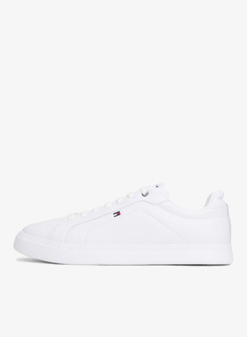 TOMMY HILFIGER Hilfiger Icon Leather Court Trainers - Image 3