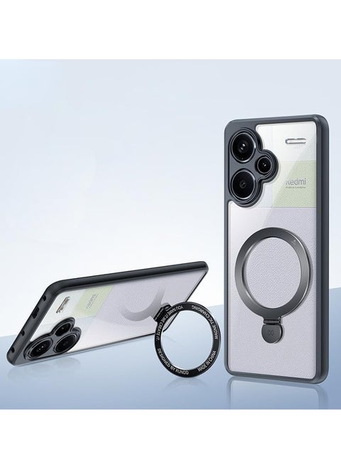 Redmi Note 13 Pro Plus Drop Tested Shockproof Clear Slim Case Compatible with Magsafe Stand Shockproof TPU Frame Camera