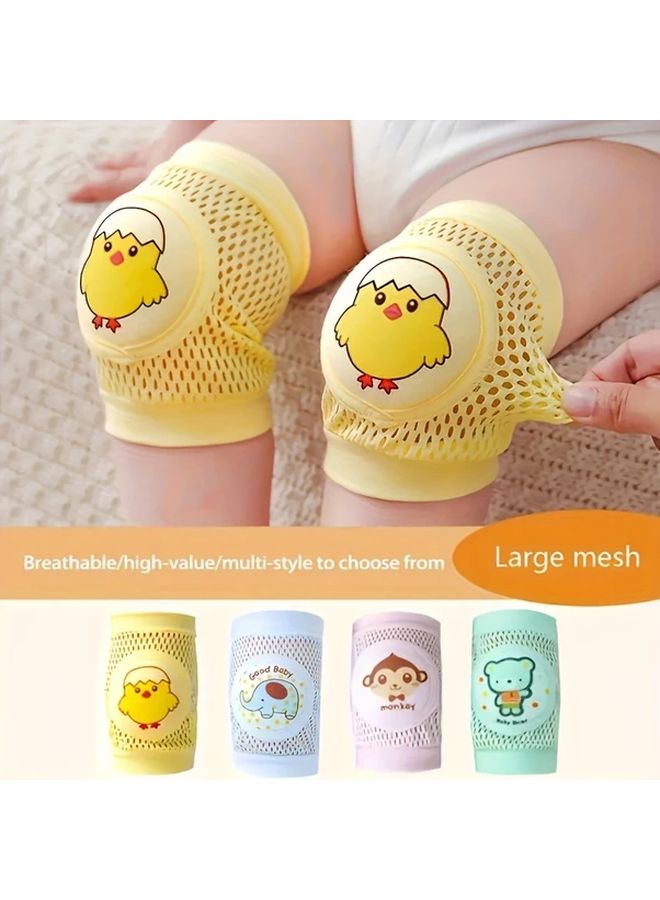 Green Bear Baby Knee Pads Anti Fall Crawl Protective Gear For Learning To Walk - Image 2