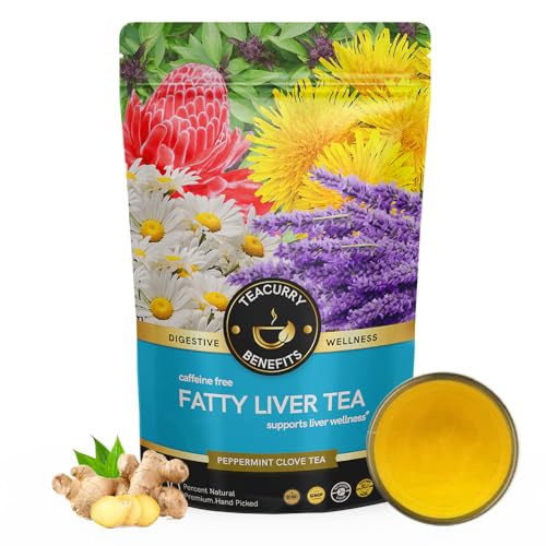 TEACURRY Fatty Liver Tea (1 Month Pack | 100 Gms Loose) - Helps with Abdominal Swelling, Ascites, Enlarged Vessels - Image 1