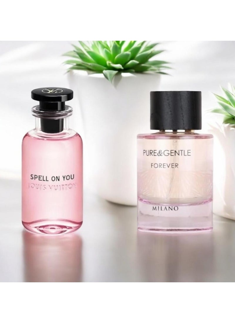 ميلانو عطر بيور آند جنتل فور إيفر أو دو بارفان للنساء من ميلانو - 100مل  - Image 3