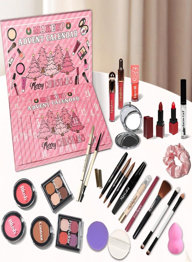 GDWDGJ Makeup Advent Calendar 2025 Teen Girls Women Beauty Make Up Advent Calendar 24 Days Christmas Countdown Makeup Gift Set for Women Teen Girls - Image 3