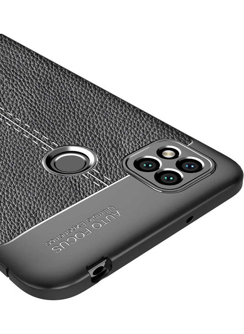 FUJİMAX FUJIMAX Xiaomi Redmi 9c Case Leather Look Ultra Protected Niss Phone Case  - Image 5