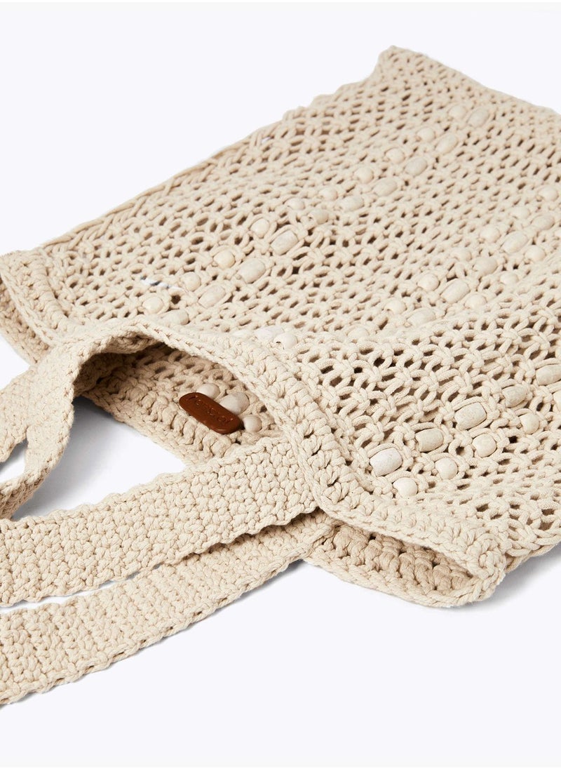 oysho - Macramé tote bag - Image 1