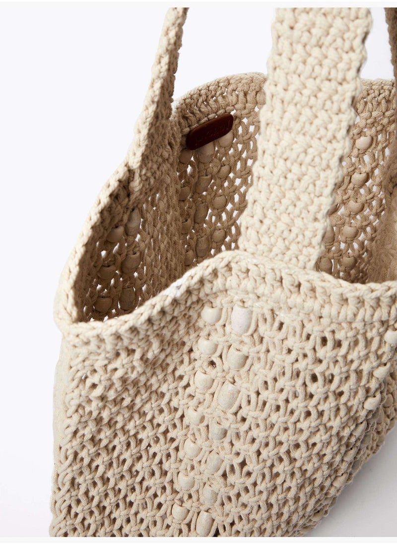oysho - Macramé tote bag - Image 1