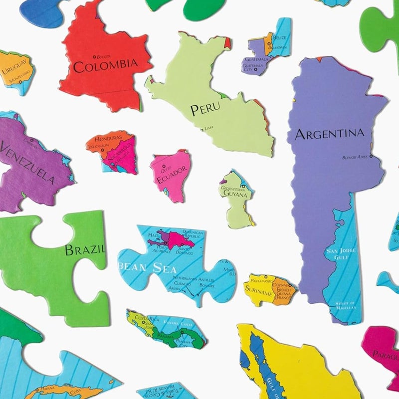 Geotoys GeoPuzzle Latin America - Educational Geography Jigsaw Puzzle (50 pcs) - Image 4