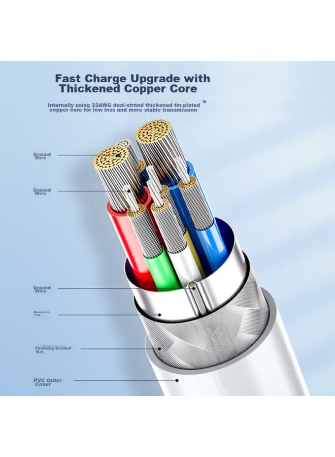 Stiger Type-c To Type-c 65w Fast Charging Cable Compatible With Apple 15, Usb-c Data Cable For Laptops Pro/mac/ipad, Xiaomi, Huawei Mate70pro - Image 4