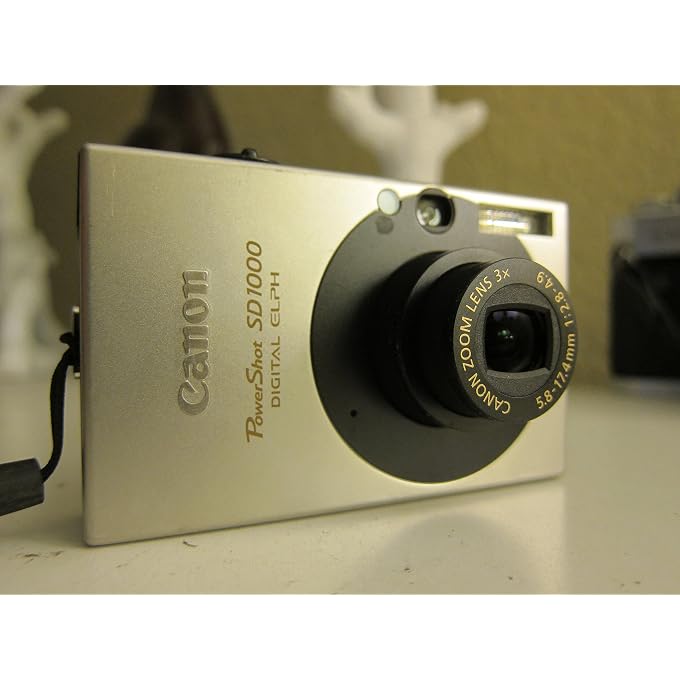 Canon PowerShot SD1000 7.1MP Digital Elph Camera with 3x Optical Zoom (Black) (OLD MODEL) - Image 2