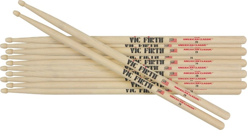 Vic Firth 6Pair American Classic Hickory Drum Sticks Nylon 7A