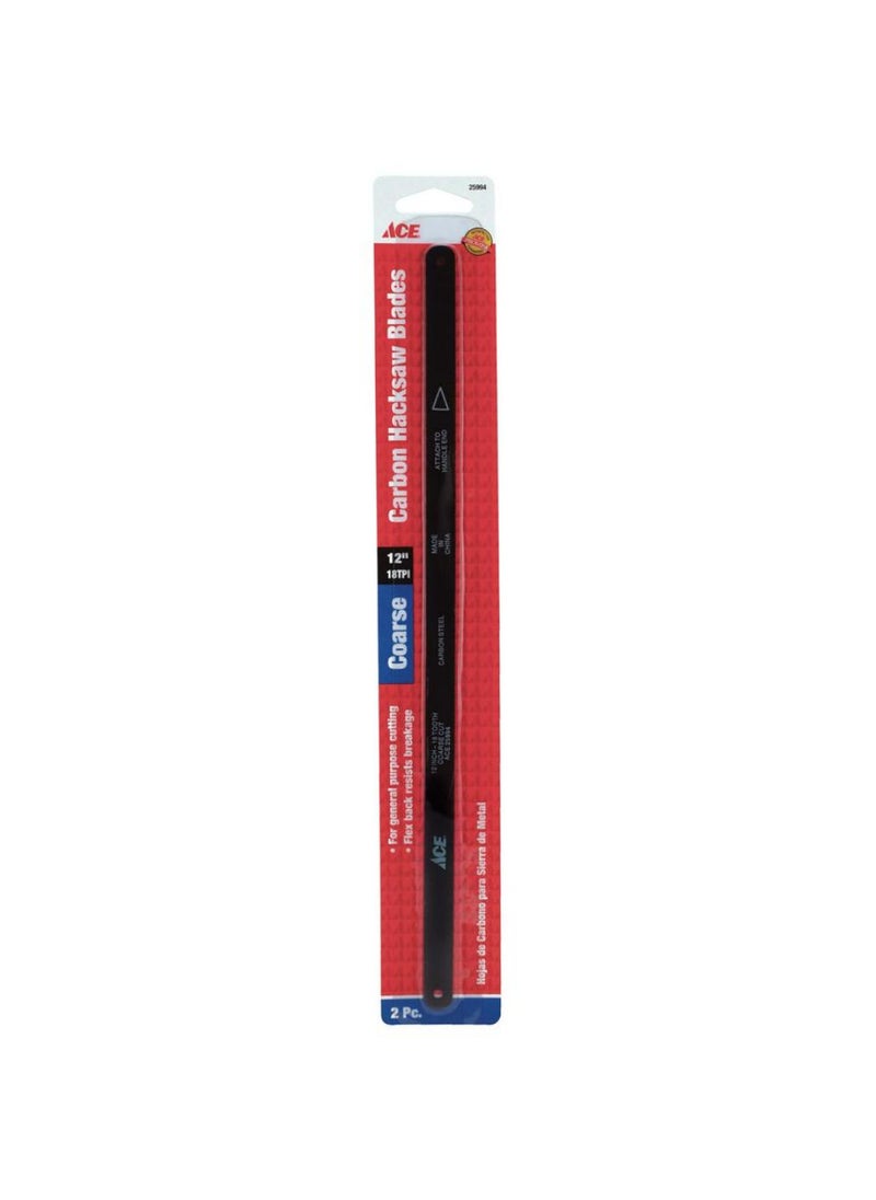ACE Hacksaw Blades 30.48 Cm 2 Piece 