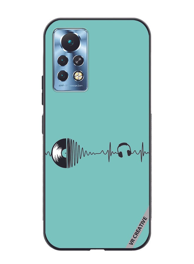 VR CREATIVE Protective Case Cover For Infinix Note 11 Pro Music Beats Design Multicolour - Image 1