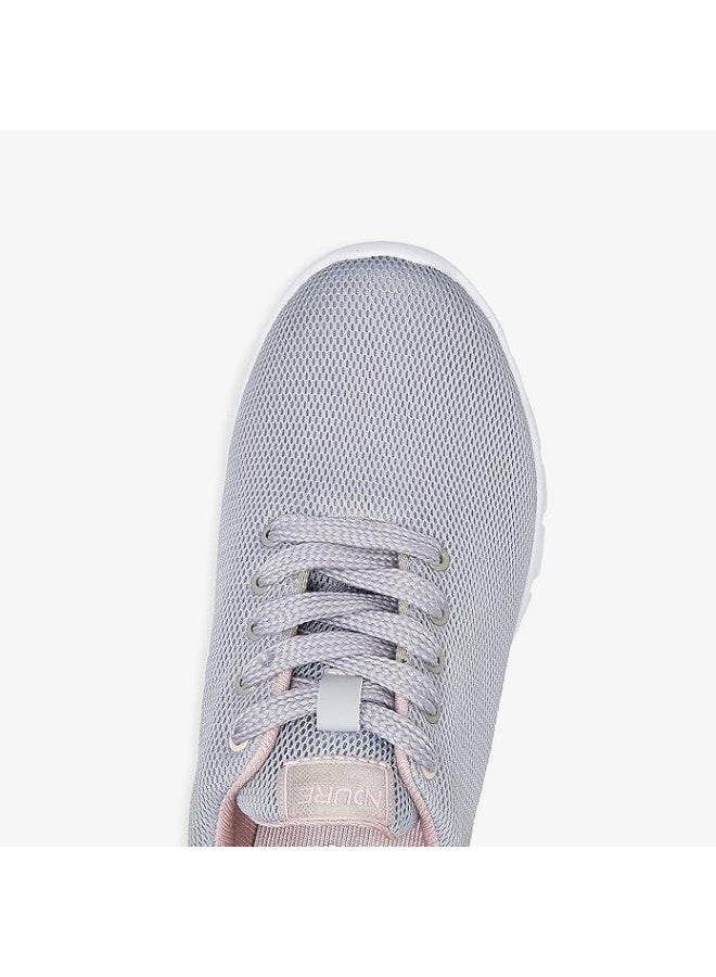 نديور أحذية نسائية من NDURE مع نعل مبطن | خفيفة الوزن | للجري | للمشي | تدريب الصالة الرياضية | الركض | مريحة وأنيقة | قابلة للتهوية | حذاء كاجوال سهل الارتداء للأولاد - Image 3