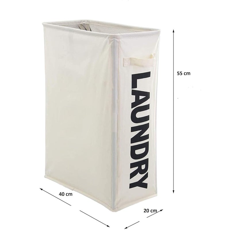 FYCAN Laundry Foldable Basket Clothes Storage Bags Large Capacity Foldable Dustproof Lightweight Storage Dirty Clothes Bathroom Oxford fabric Waterproof and durable with Carrying HandleMulti - Image 2