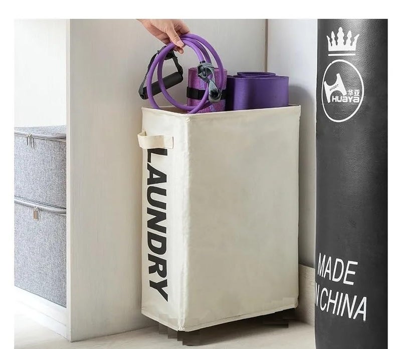 FYCAN Laundry Foldable Basket Clothes Storage Bags Large Capacity Foldable Dustproof Lightweight Storage Dirty Clothes Bathroom Oxford fabric Waterproof and durable with Carrying HandleMulti - Image 3