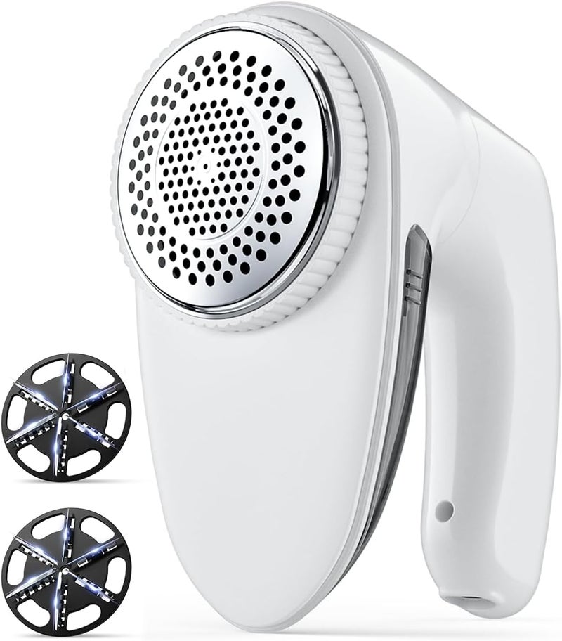 Bymore Fabric Shaver, Sweater Shaver Pill Remove Fuzz, Upgraded Efficient Lint Shaver Remover for Furniture Clothes Couch Cashmere(65mm Mesh, White) - Image 1