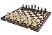 Wegiel Handmade European Ambassador Chess Set  Wooden 21 Inch Beech  Birch Board with Felt Base  Carved Hornbeam  Sycamore Wood Chess Pieces - Image 4