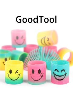 GoodTool 30 Pack Spring Mini Rainbow Springs Magic Fidget Stress Coil Rainbow Spring Toy Party Bag Fillers For Kids Boys Girls  - Image 1