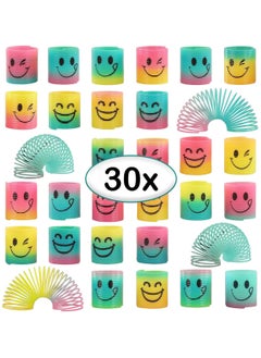GoodTool 30 Pack Spring Mini Rainbow Springs Magic Fidget Stress Coil Rainbow Spring Toy Party Bag Fillers For Kids Boys Girls  - Image 2
