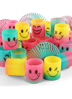 GoodTool 30 Pack Spring Mini Rainbow Springs Magic Fidget Stress Coil Rainbow Spring Toy Party Bag Fillers For Kids Boys Girls  - Image 4