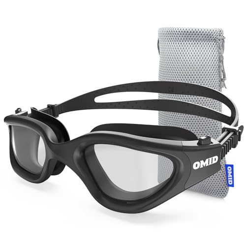 OMID Swim Goggles, P2 Polarized Swimming Goggles for Men Anti-fog Goggles Swimming for Adult Women - Image 1