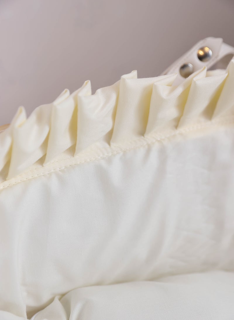 لحظة مرح مهد سلة موسى مع حامل خشبي قابل للطي - Image 4